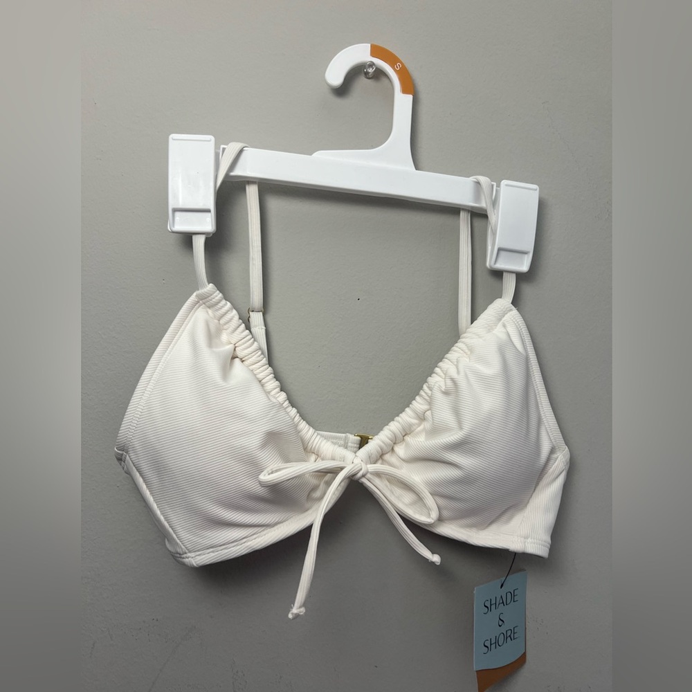 Off White Bikini Top | Shade & Shore | Size S | NWT